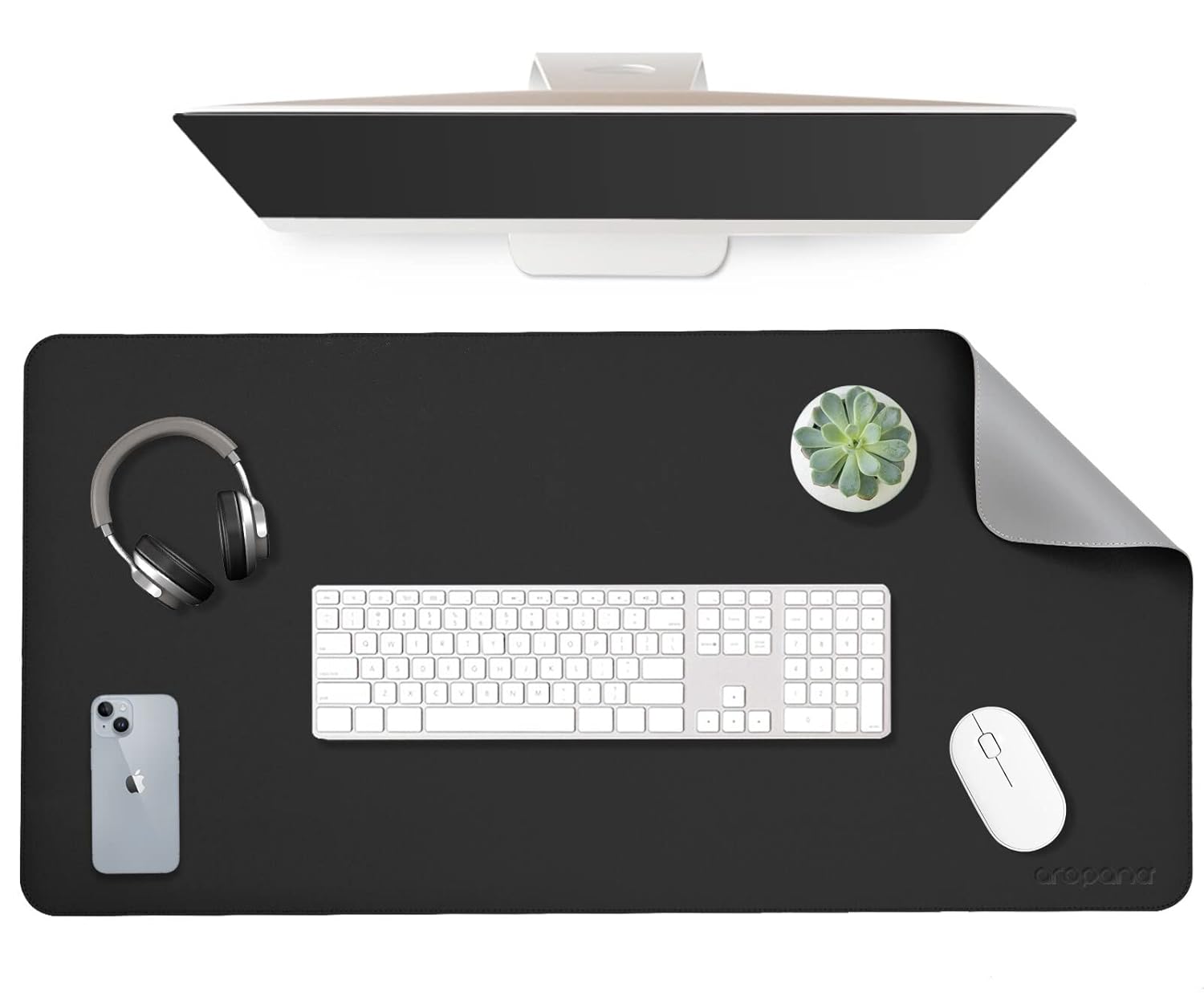 Leather desk mat